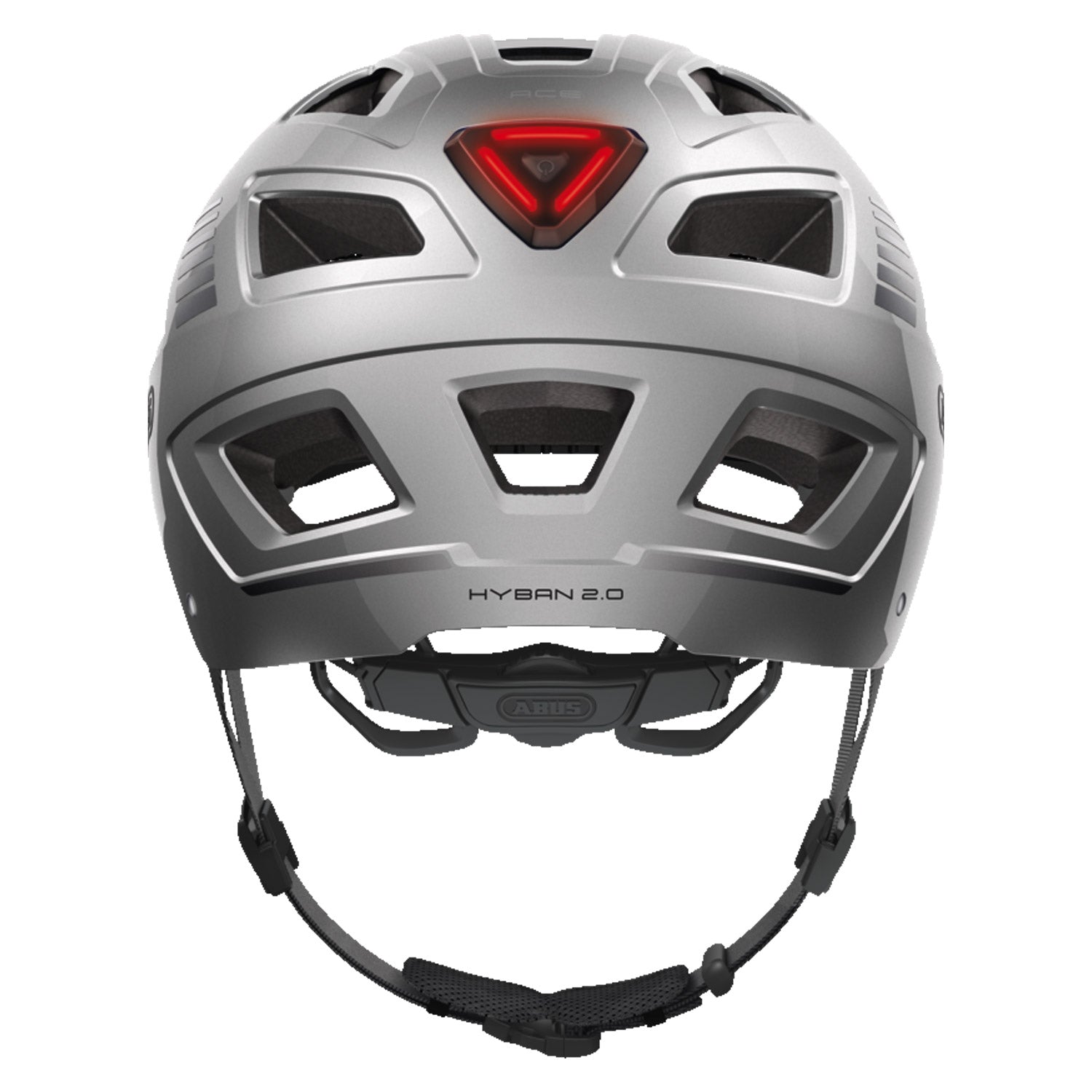 Abus Hyban 2.0 Signal helmet - Silver